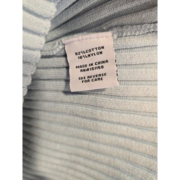 525 America Size Small Blue Ribbed Cardigan Dress NWT - Picture 8 of 8